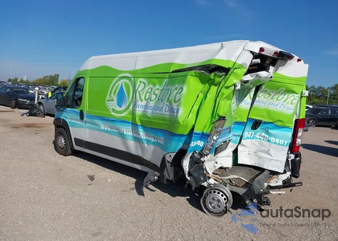 2024 Ram Promaster 2500 Tradesman High Roof 159 Wb W/Pass Seat из США, поврежденный, VIN 3C6LRVDG3RE101374